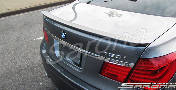 Custom BMW 7 Series Trunk Wing  Sedan (2009 - 2015) - $299.00 (Manufacturer Sarona, Part #BM-058-TW)